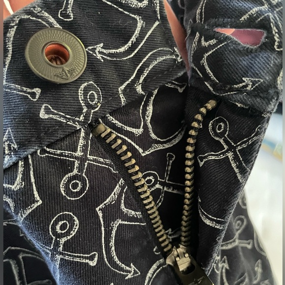 Mens Dockers, navy with all over anchor print, 34x32” coastal, weddings, preppy - Picture 11 of 11